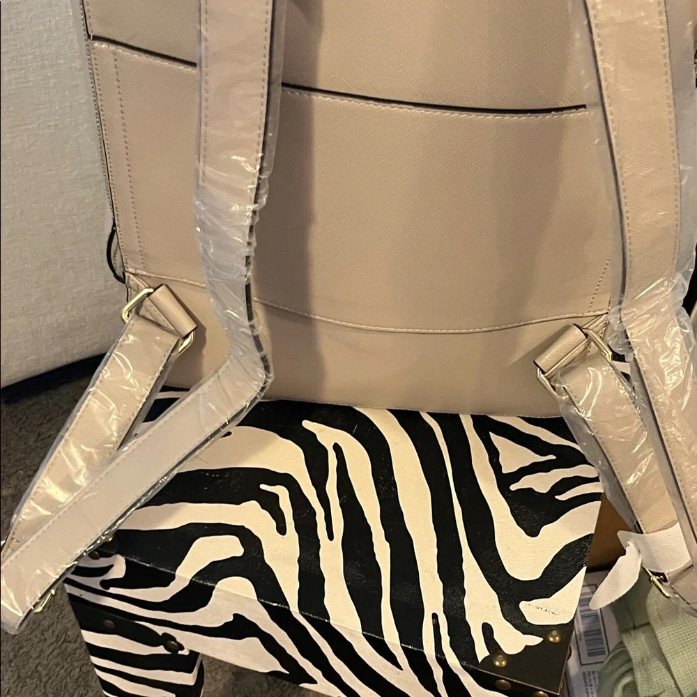 Calpak Cream Backpack with Braided Detail - Picture 11 of 16
